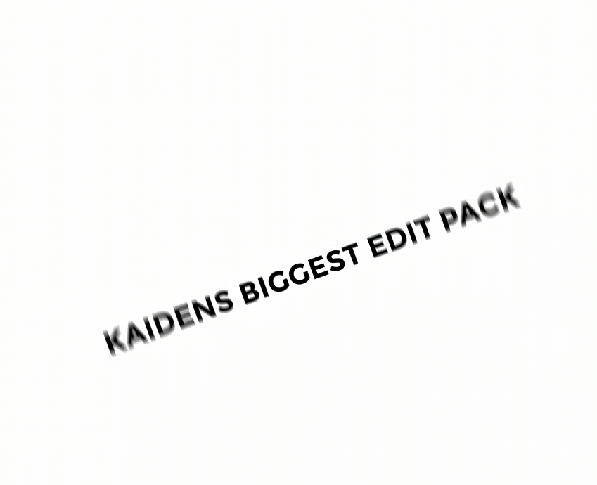 Kaidens BIGGEST Editing Pack